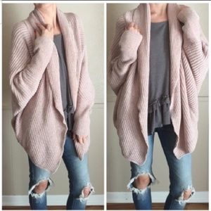 Blush Chenille Cardi